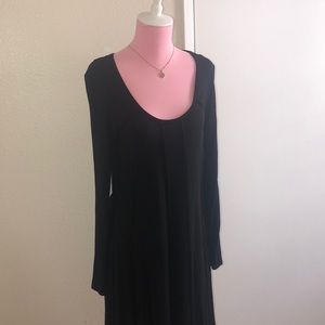 Philosophy Black Textured Beautiful Dress Size L